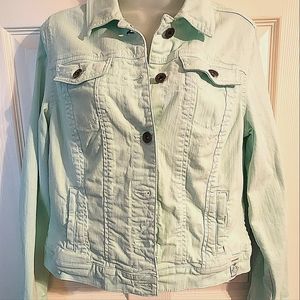 Tommy Hilfiger Medium Seafoam Jean Jacket